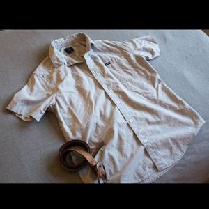 RVCA Slim Linen Pocket Shirt